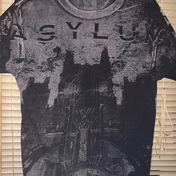 Disturbed Asylum graphic T-shirt sz M - Picture 2 of 6